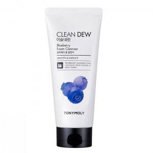 Пенка для умывания с черникой TONY MOLY Clean Dew Blueberry Foam Cleanser - 180 мл