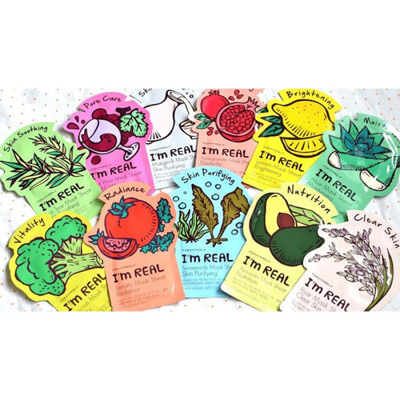 Тканевые маски для лица TONY MOLY I'm Real Mask Sheet