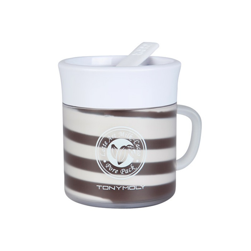 Маска для сужения пор TONY MOLY Latte Art Milk - Cacao Pore Pack - 85 гр.