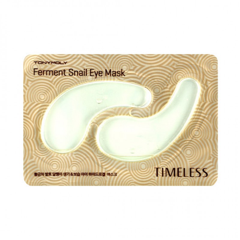 Гидрогелевые патчи вокруг глаз с муцином улитки TONY MOLY Timeless Ferment Snail Eye Мask
