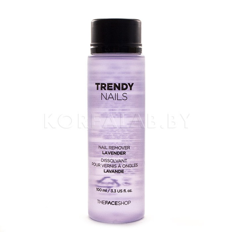 Жидкость для снятия лака THE FACE SHOP Trendy Nail Remover Lavender - 100ml
