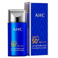 Лёгкий солнцезащитный крем AHC UV Capture Plus Pure Mild Sun Cream SPF 50+ PA++++ 50мл