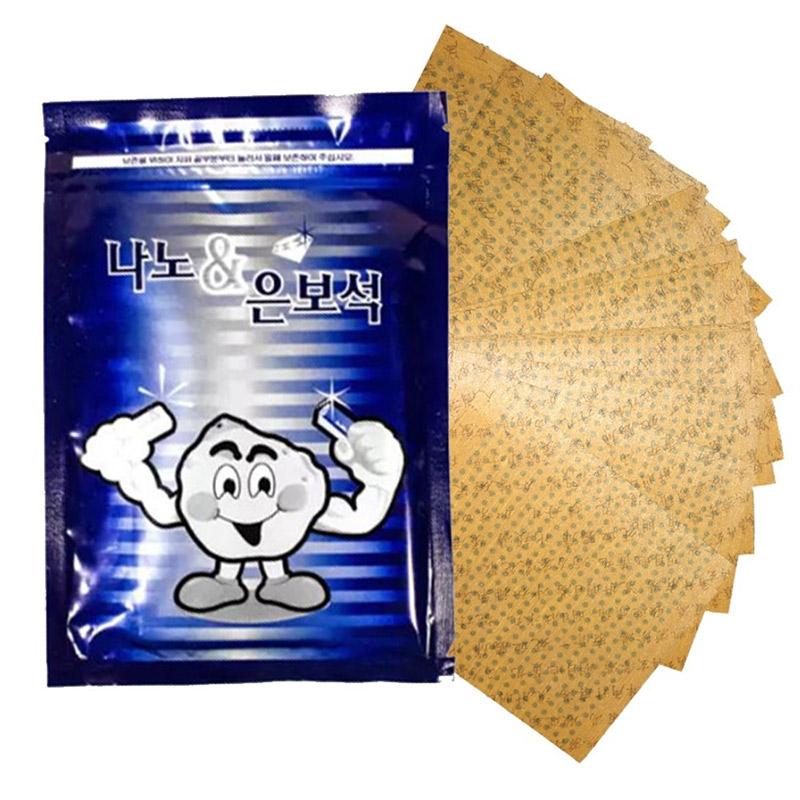 Обезболивающий пластырь с нано серебром и минералом Daejeon Korean Nano Silver Jewelry Health Pad 25шт Обезболивающий пластырь с нано серебром и минералом Daejeon Korean Nano Silver Jewelry Health Pad 25шт