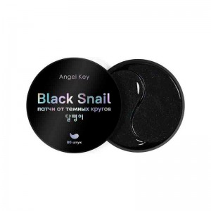 Гидрогелевые патчи от темных кругов ANGEL KEY Black Snail Hydrogel Eye Patch 80шт