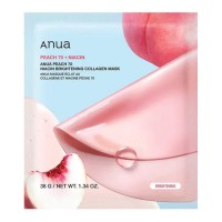 Осветляющая гидрогелевая маска с персиком Anua Peach 70 Niacin Brightening Collagen Mask 38гр