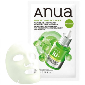Успокаивающая тканевая маска Anua Azelaic Acid Hyaluron Redness Soothing Serum Mask 28 мл