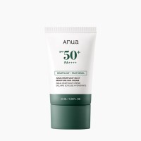 Успокаивающий солнцезащитный крем с хауттюйнией Anua Heartleaf Silky Moisture Sun Cream SPF50+PA++++ 50мл