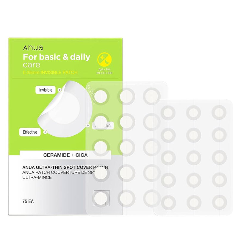 Ультратонкие патчи против воспалений Anua Ultra-Thin Spot Cover Patch 75шт