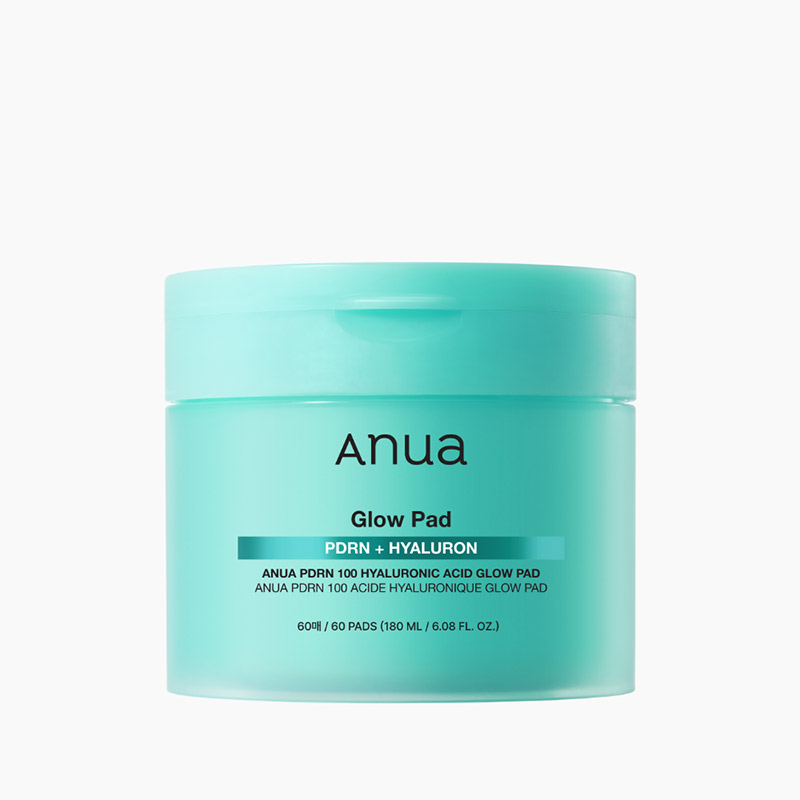 Увлажняющие пэды с ПДРН и гиалуроновой кислотой Anua PDRN 100 Hyaluronic Acid Glow Pad 60шт