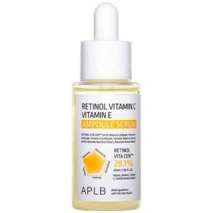 Укрепляющая ампульная сыворотка с ретинолом APLB Retinol Vitamin C Vitamin E Ampoule Serum 40мл