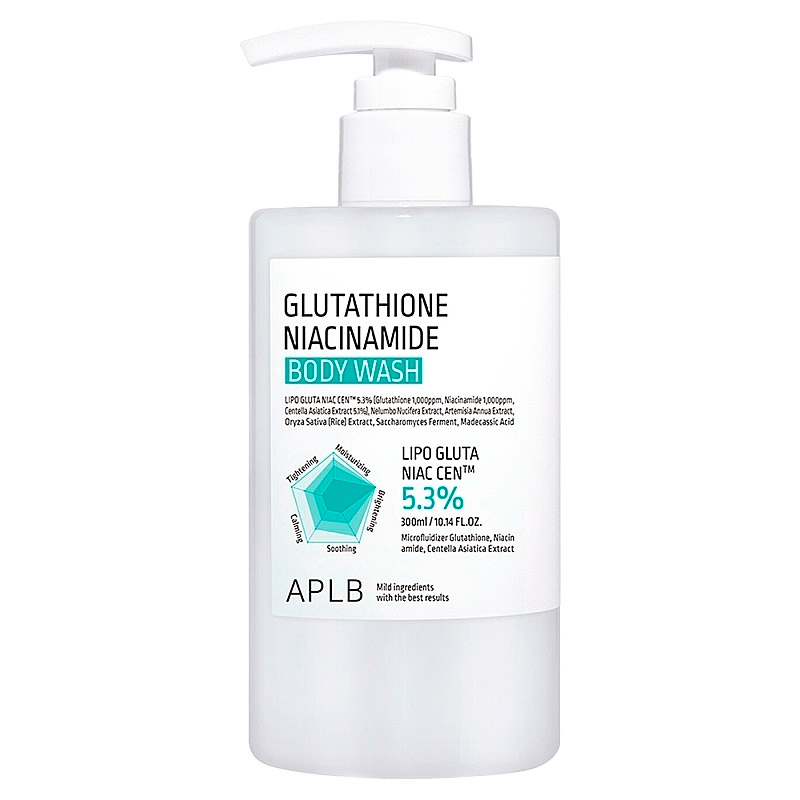 Гель для душа с глутатионом и ниацинамидом APLB Glutathione Niacinamide Body Wash 300 мл