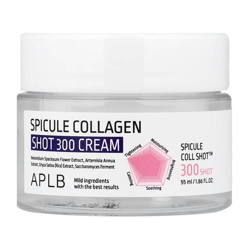 Разглаживающий крем с микроиглами и коллагеном APLB Spicule Collagen Shot 300 Cream 55 мл