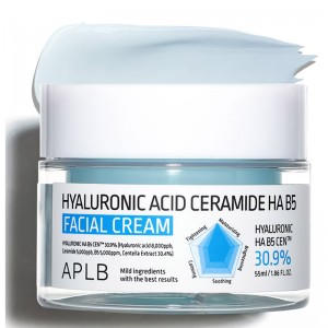 Увлажняющий крем с гиалуроновой кислотой и керамидами APLB Hyaluronic Acid HA B5 Facial Cream 55мл