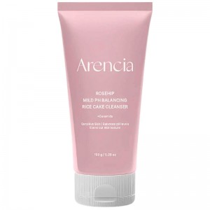 Мягкая пенка для умывания Arencia Rosehip Mild pH Balancing Rice Cake Cleanser 150 г