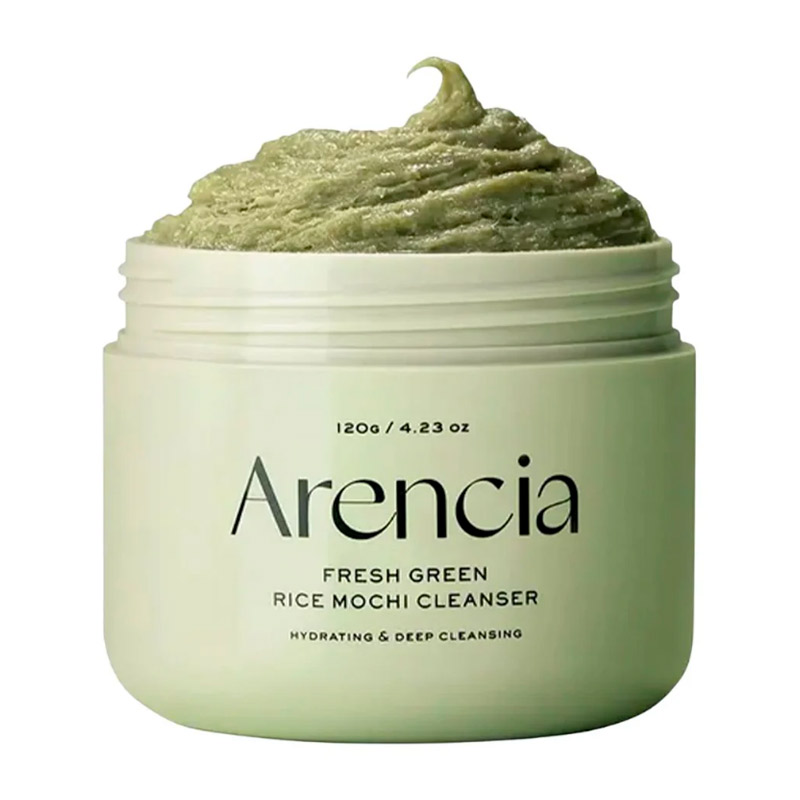 Очищающее средство с чаем Arencia Fresh Green Rice Mochi Cleanser 120 гр