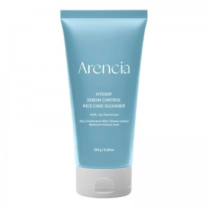 Себорегулирующая пенка Arencia Hyssop Sebum Control Rice Cake Cleanser 150 мл