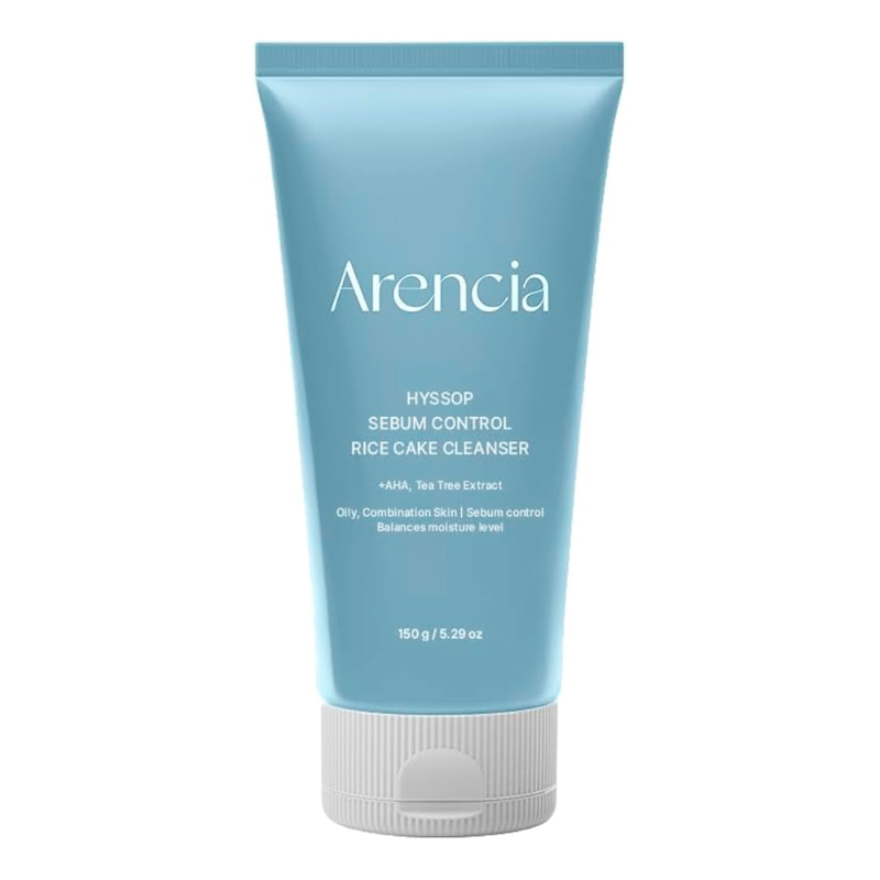 Себорегулирующая пенка Arencia Hyssop Sebum Control Rice Cake Cleanser 150 мл