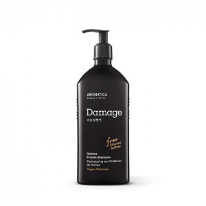 Бессульфатный шампунь для повреждённых волос AROMATICA Quinoa Protein Hair Shampoo - 400 мл