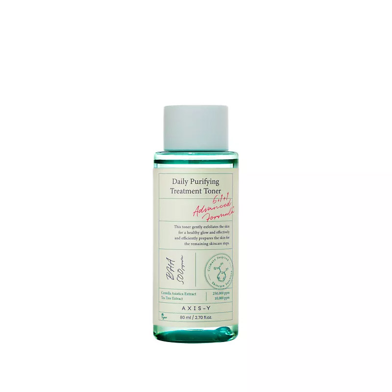 Миниатюра тоника для проблемной кожи с центеллой и BHA AXIS-Y Daily Purifying Treatment Toner 80мл