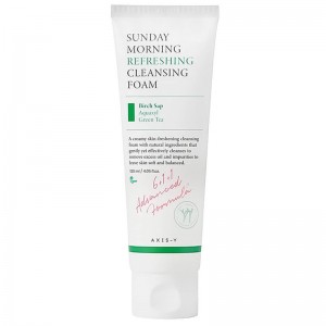 Увлажняющая пенка для умывания AXIS-Y Sunday Morning Refreshing Cleansing Foam 120мл