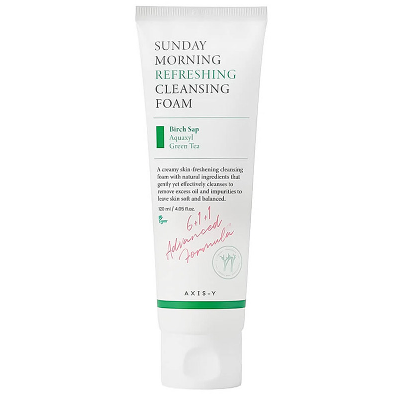 Увлажняющая пенка для умывания AXIS-Y Sunday Morning Refreshing Cleansing Foam 120мл