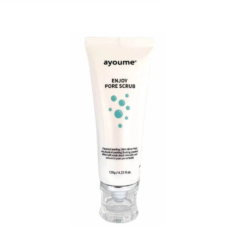 Скраб для лица с содой и кислотами Ayoume Enjoy Pore Scrub 120гр
