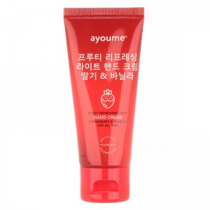 Крем для рук с экстрактом клубники Ayoume Fruity Refreshing Hand Cream Strawberry 60мл