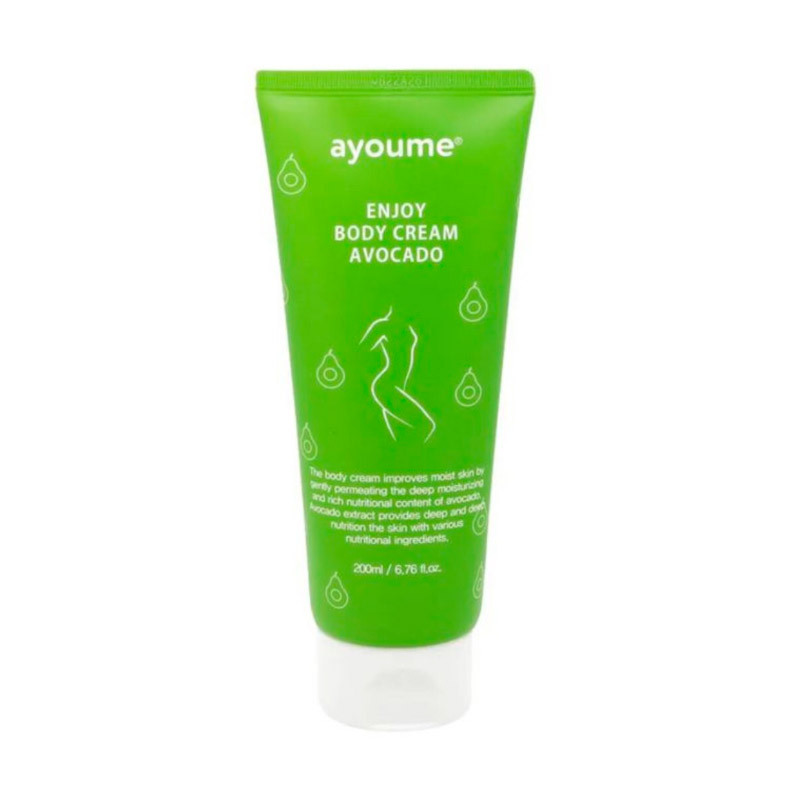 Питательный крем для тела с авокадо AYOUME Enjoy Mini Body Cream Avocado 200мл
