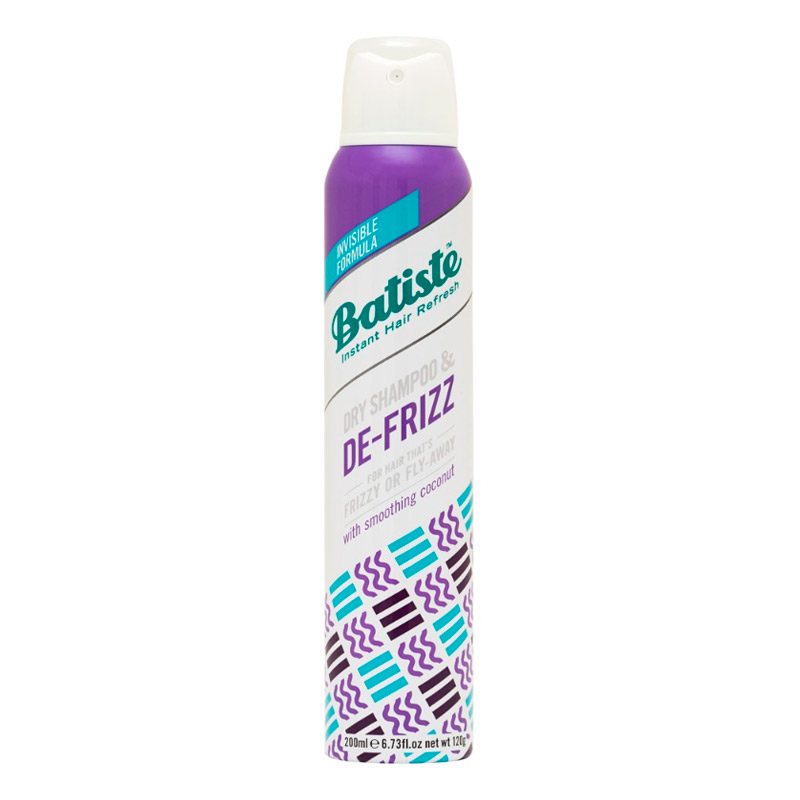 Сухой шампунь для вьющихся волос BATISTE Dry Shampoo De-Frizz 200 мл
