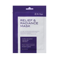 Тканевая маска для снятия раздражения и сияния кожи BE-HOPE Relief Radiance Sheet Mask 24г