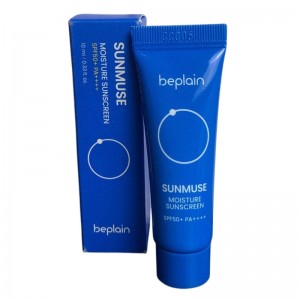 Миниатюра увлажняющего санскрина на химических фильтрах Beplain Sunmuse Moisture Sunscreen SPF50+ PA++++ 10мл