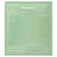 Успокаивающая гидрогелевая маска с водорослями Biodance Refreshing Sea Kelp Real Deep Mask 34гр