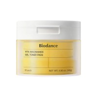 Осветляющие пэды с ниацинамидом для сияния кожи Biodance Vita Niacinamide Gel Toner Pad 60шт