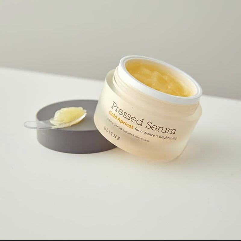 Сыворотка спрессованная для сияния кожи BLITHE Pressed Serum Gold Apricot 20/50 мл
