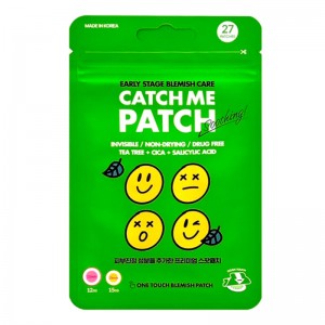Успокаивающие патчи от несовершенств CATCH ME PATCH Early Stage Blemish Care Soothing 27шт