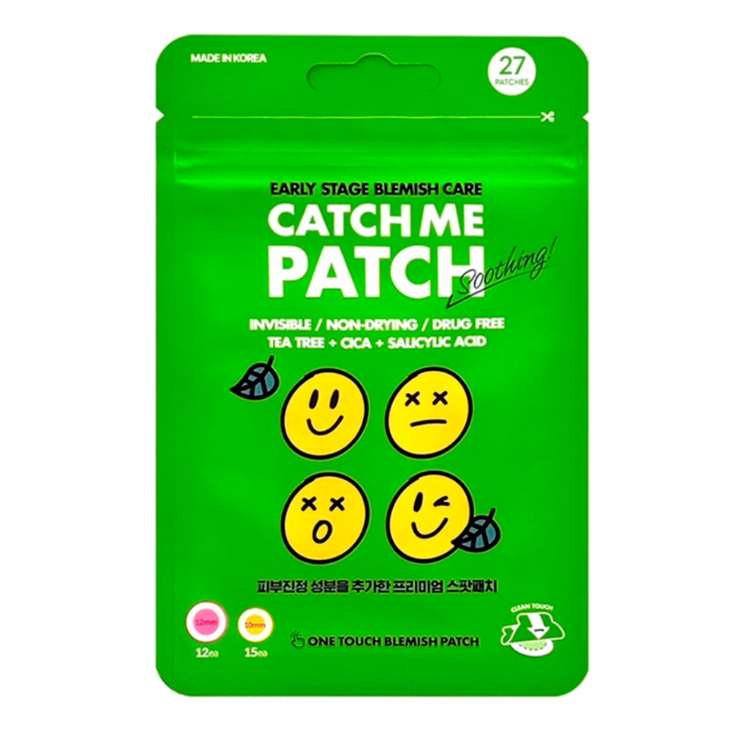 Успокаивающие патчи от несовершенств CATCH ME PATCH Early Stage Blemish Care Soothing 27шт