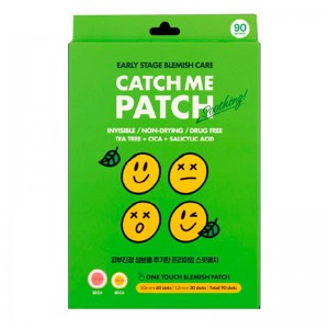 Успокаивающие патчи от несовершенств CATCH ME PATCH Early Stage Blemish Care Soothing 90шт