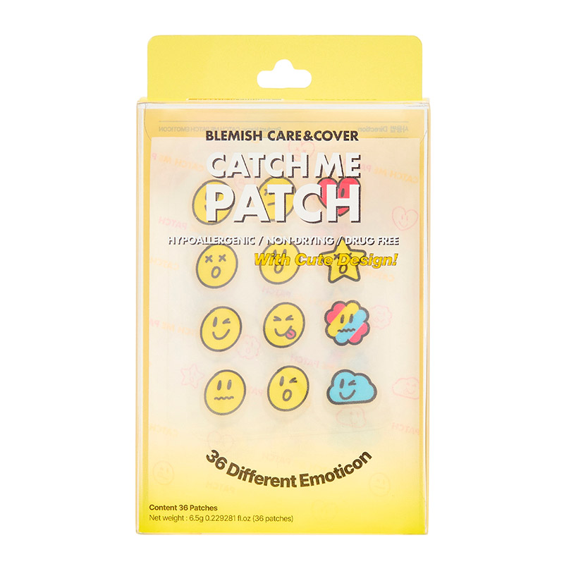 Точечные патчи от несовершенств CATCH ME PATCH Blemish Care Cover With Cute Design 36 шт