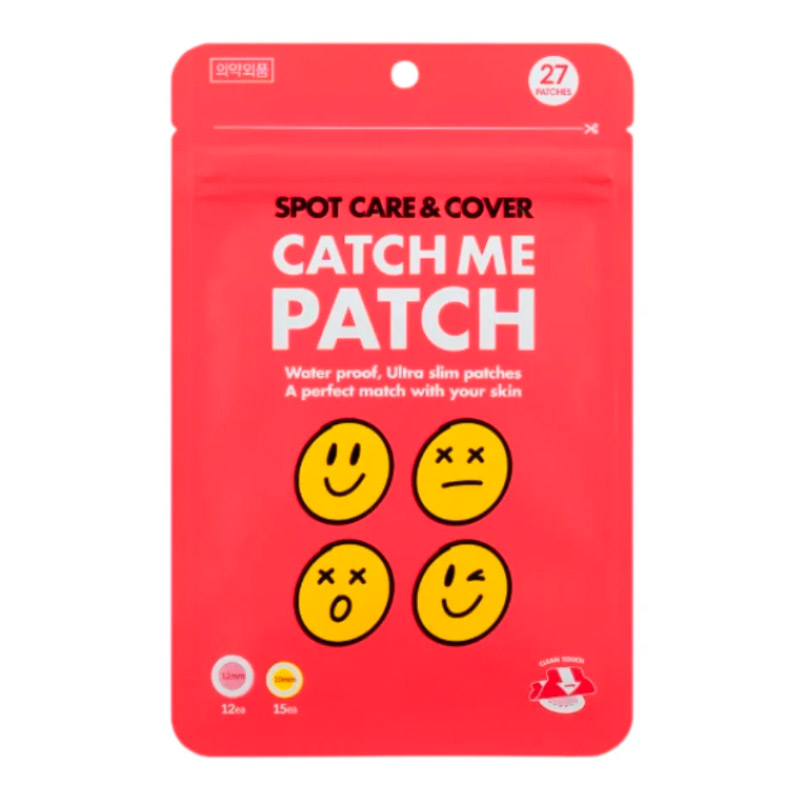 Точечные патчи для лица против несовершенств CATCH ME PATCH Spot Care Cover Pouch 27 шт