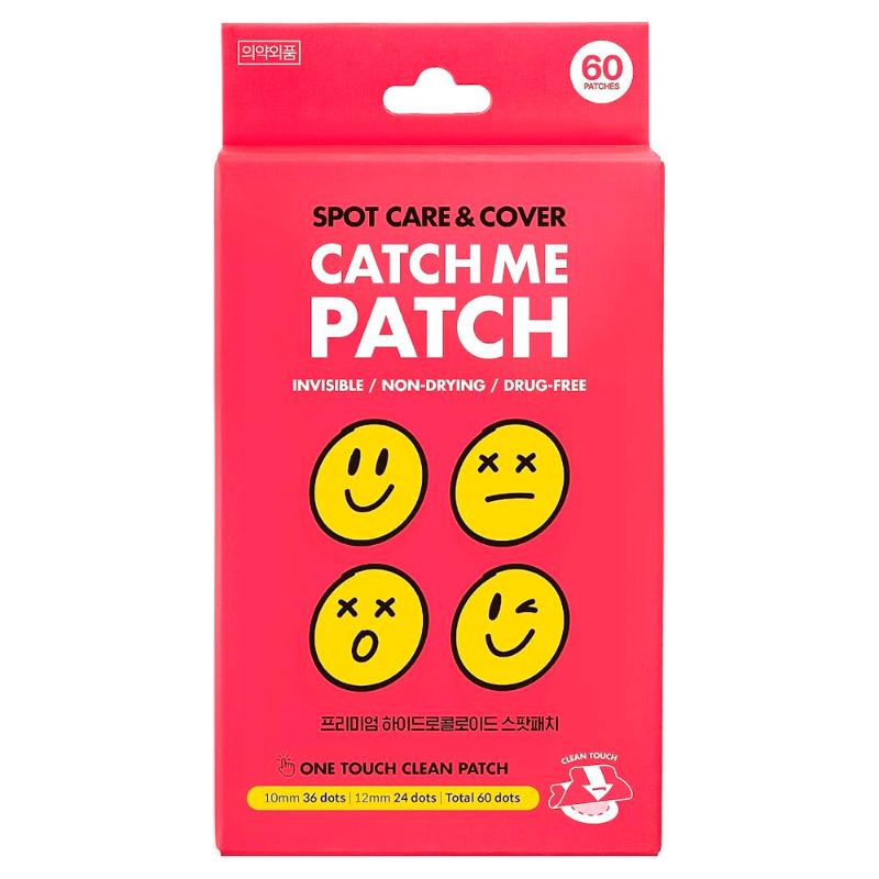 Точечные патчи для лица против несовершенств CATCH ME PATCH Spot Care Cover Pouch 90 шт