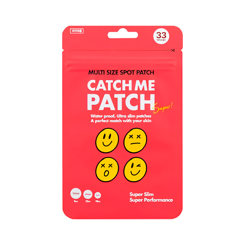 Точечный патч против несовершенств прозрачный CATCH ME PATCH Multi Size Spot Patch 33шт