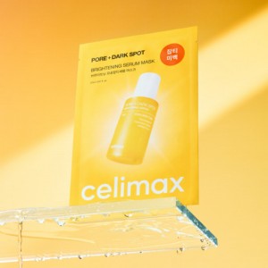 Маска тканевая выравнивающая тон кожи Celimax Pore Dark Spot Brightening Serum Mask 27мл