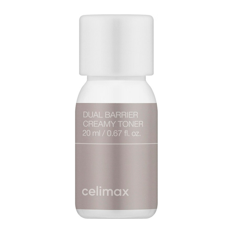 Миниатюра барьерного кремового тонера Celimax Dual Barrier Creamy Toner 20мл