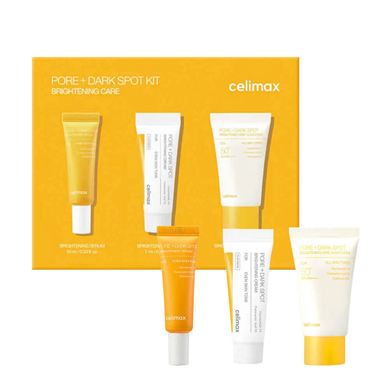 Набор миниатюр для выравнивания тона Celimax Pore Dark Spot Brightening Kit