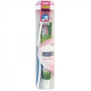 Набор зубная щетка + зубная паста CLIO New Portable Doctor + Expert Toothpaste