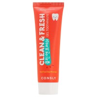 Гелевая зубная паста с экстрактом чая и минералами Consly Clean Fresh Red Tea Sea Minerals Gel Toothpaste 105гр