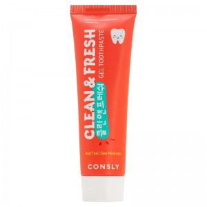 Гелевая зубная паста с экстрактом чая и минералами Consly Clean Fresh Red Tea Sea Minerals Gel Toothpaste 105гр