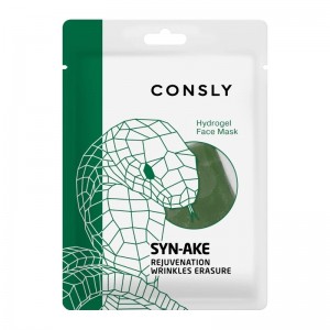 Гидрогелевая маска с пептидом Consly Syn-Ake Hydrogel Face Mask 20мл