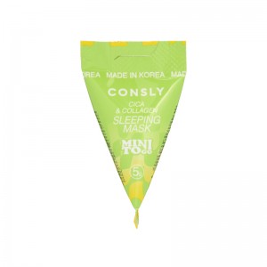 Маска ночная с коллагеном и экстрактом центеллы азиатской Consly Mini To Go Cica Collagen Sleeping Mask 5гр