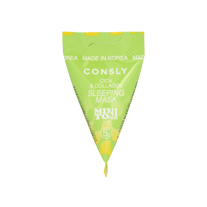 Маска ночная с коллагеном и экстрактом центеллы азиатской Consly Mini To Go Cica Collagen Sleeping Mask 5гр